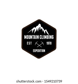 Mountain Climbing Expedition Mountain Logo