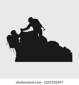 Mountain Climbing SVG Printable Vector Design
