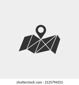 Bergsteigen, Vektorsymbol 