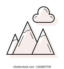 mountain  cloud  hills  
