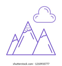 mountain  cloud  hills  