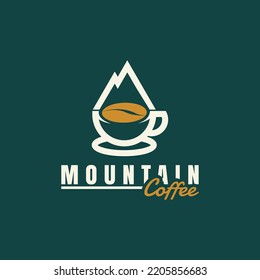 Mountain Coffee Cafe logo design