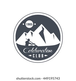 Mountain Coldwater Club Emblem Design