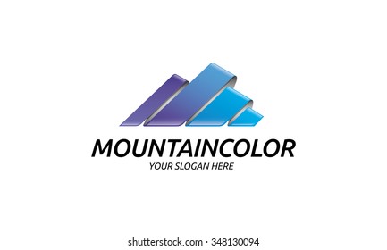 Mountain Color Logo