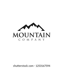 Mountain Company Logo Design Template Vector Stock Vector (Royalty Free ...