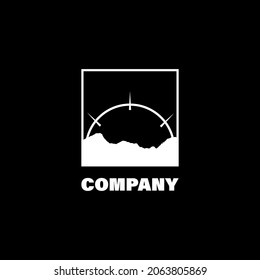 Mountain Compas Logo applied for Travel Adventure Business. Mount Compass Mountain Peak for Travel Adventure logo design inspiration