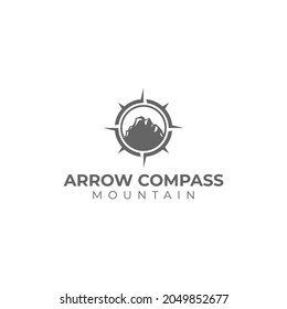 mountain compass directions for travel or adventure design inspiration