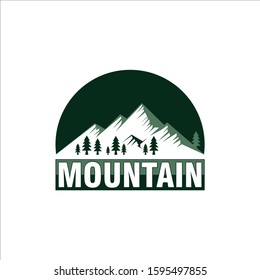 Mountain Concept Logo Icon Vector Template Stock Vector (Royalty Free ...