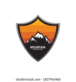 mountain concept logo icon vector template.