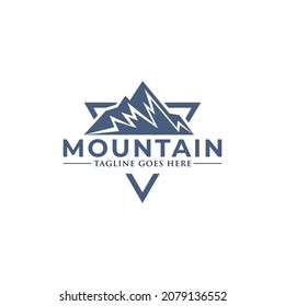 mountain concept logo icon vector template.