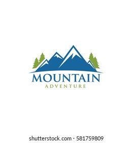 Mountain Concept Logo Icon Vector Template Stock Vector (royalty Free 