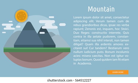 Mountain Conceptual Banner