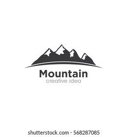 Mountain Creative Concept Logo Design Template