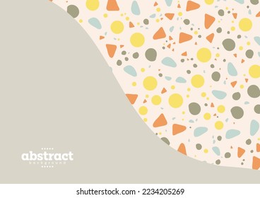 curva de montaña con forma de geometría rociar fondo de arte moderno para publicidad panner presentación de productos vectores de la presentación.