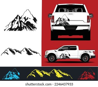 Mountain Decal, Mountain, Laptop Stickers, Laptop Decals, Car Decals, Decals, Nature Decals