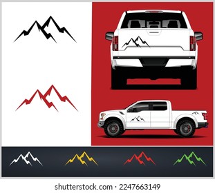 Mountain Decal, Mountain, Laptop Stickers, Laptop Decals, Car Decals