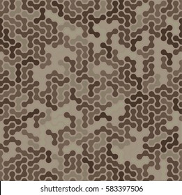 Mountain and desert camouflage. Camouflage for soldiers. Vector illustration. Design element.