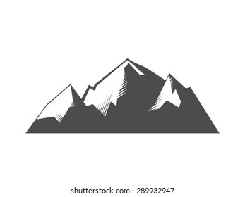 Mountain design element