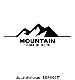 Mountain Design Logo Creative Art