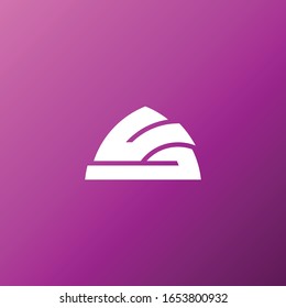 mountain digital logo icon modern creative template design