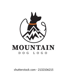 Mountain Dog Logo. This logo can also be used for a pet business or pet training center. Logo design inspiration