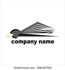 diseño del logotipo del águila de montaña para la empresa