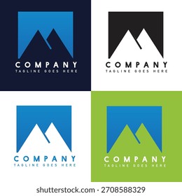 Mountain Eco Logo Pack – Plantilla de Marca de Negocios Natural