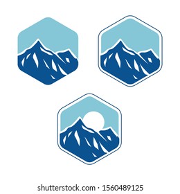 Mountain Emblem Logo 