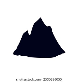 Mountain emoji vector symbol sign illustration landscape