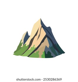 Mountain Emoji, Vektorsymbol, Illustration, Landschaft