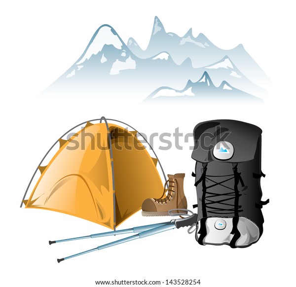 mountain walking equipment