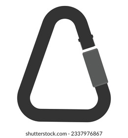 Equipo de montaña Icono Carabiner Icono Icono Icono Ilustración de Ilustración del Icono de Carabiner Diseño de Símbolo