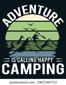 Ilustración vectorial del diseño de camisetas de escape de montaña 