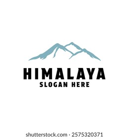 Mountain everest himalaya logo design concept idea