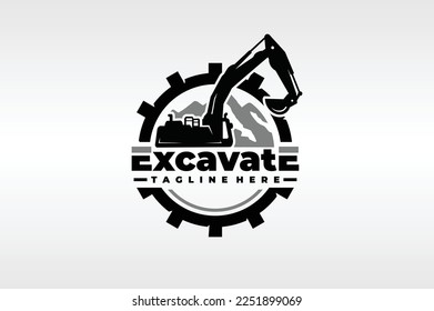 the mountain excavator gear logo