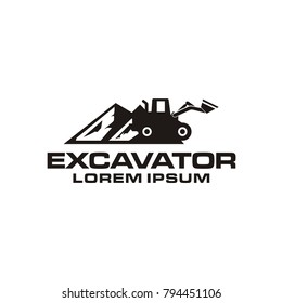 mountain excavator logo