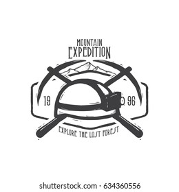 Mountain expedition badge