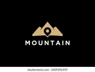 Mountain Expedition logo designs concept vector, Outdoor Adventure logo symbol icon	