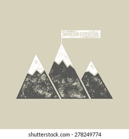 Mountain Expedition T-Shirt Vector Design
