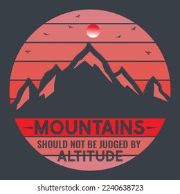 Mountain Explora llamando al diseño de camisetas