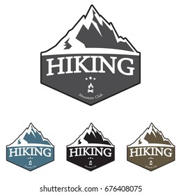 Mountain explorer adventure vintage logo badge
