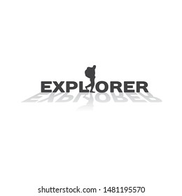 mountain explorer outdoor activity logo 