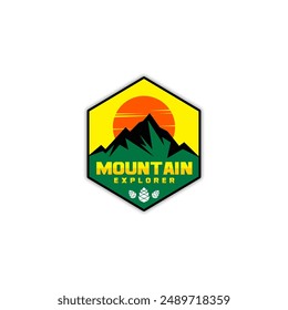 Mountain Explorer Vector Logo, Business Logo, Professional Logo