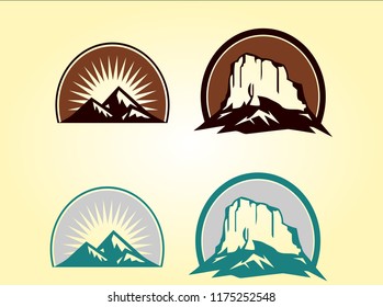 Mountain explorer vintage isolated label