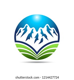 Mountain Farm Logo Design Template