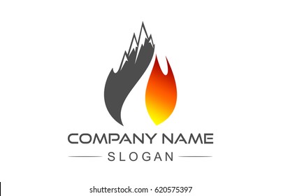 mountain flame spirit  logo
