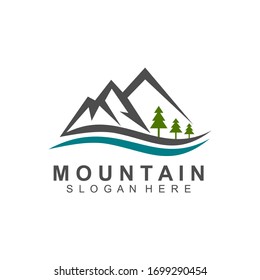 
Mountain And Forest Logo Design