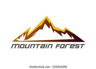 Mountain Forest logo vector design