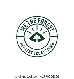 Mountain, forest pine conifer and Sun for Hipster Ecosystem Adventure Traveling logo design inspiration