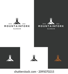 Mountain Fork logo icon design template